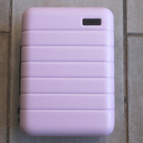 away suitcase purple